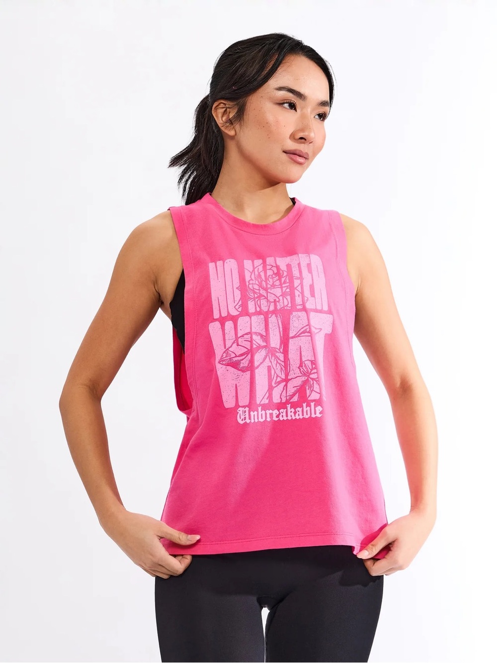 Buffbunny Unbreakable Tank in Pink Crush Size XL